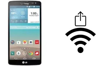 Come generare un codice QR con la password Wi-Fi su un LG G Vista (CDMA)