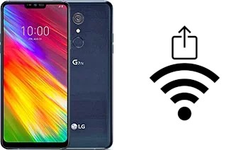 Come generare un codice QR con la password Wi-Fi su un LG G7 Fit