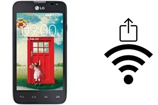 Come generare un codice QR con la password Wi-Fi su un LG L65 Dual D285