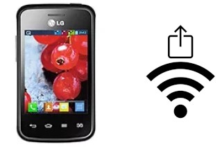 Come generare un codice QR con la password Wi-Fi su un LG Optimus L1 II Tri E475