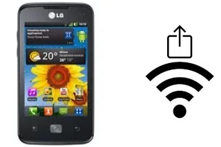 Come generare un codice QR con la password Wi-Fi su un LG Optimus Hub E510