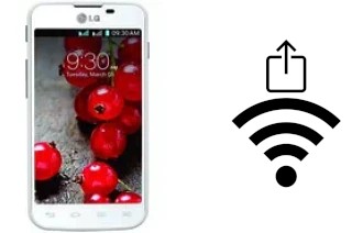 Come generare un codice QR con la password Wi-Fi su un LG Optimus L5 II Dual E455