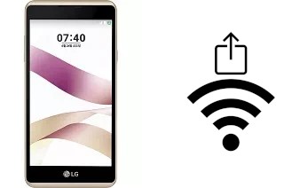 Come generare un codice QR con la password Wi-Fi su un LG X Skin