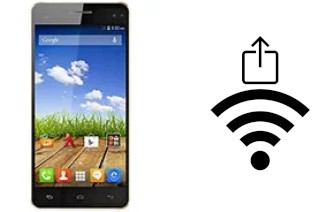 Come generare un codice QR con la password Wi-Fi su un Micromax A190 Canvas HD Plus