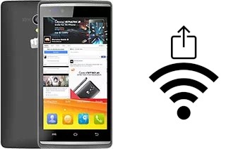 Come generare un codice QR con la password Wi-Fi su un Micromax Canvas Fire 4G Q411