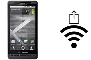 Come generare un codice QR con la password Wi-Fi su un Motorola DROID X