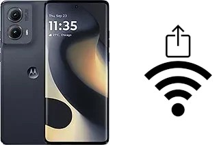 Come generare un codice QR con la password Wi-Fi su un Motorola Edge (2024)