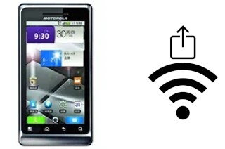 Come generare un codice QR con la password Wi-Fi su un Motorola MILESTONE 2 ME722