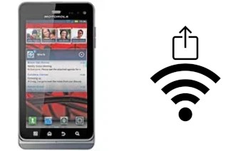 Come generare un codice QR con la password Wi-Fi su un Motorola MILESTONE 3 XT860