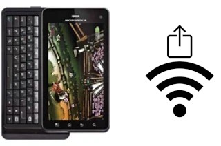 Come generare un codice QR con la password Wi-Fi su un Motorola Milestone XT883