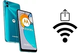 Come generare un codice QR con la password Wi-Fi su un Motorola Moto E22s