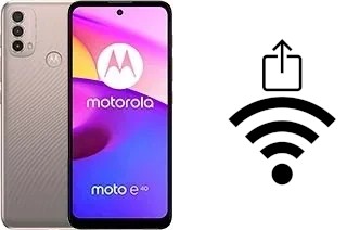 Come generare un codice QR con la password Wi-Fi su un Motorola Moto E40