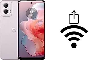 Come generare un codice QR con la password Wi-Fi su un Motorola Moto G Power (2024)