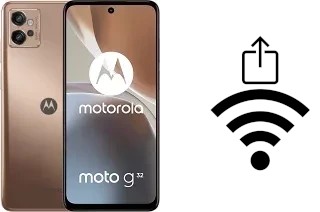 Come generare un codice QR con la password Wi-Fi su un Motorola Moto G32