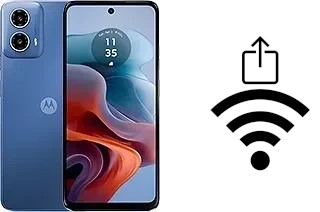 Come generare un codice QR con la password Wi-Fi su un Motorola Moto G34