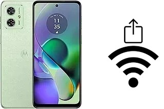 Come generare un codice QR con la password Wi-Fi su un Motorola Moto G54 (China)