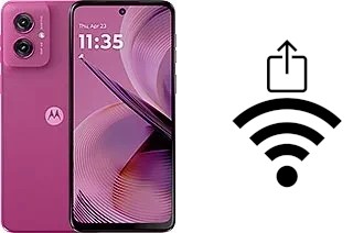 Come generare un codice QR con la password Wi-Fi su un Motorola Moto G55