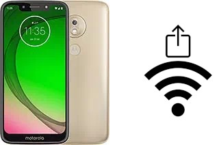 Come generare un codice QR con la password Wi-Fi su un Motorola Moto G7 Play