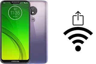 Come generare un codice QR con la password Wi-Fi su un Motorola Moto G7 Power