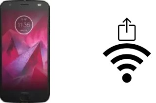 Come generare un codice QR con la password Wi-Fi su un Motorola Moto Z2 Force Edition