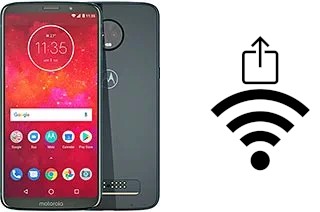 Come generare un codice QR con la password Wi-Fi su un Motorola Moto Z3 Play