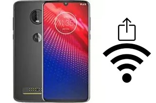 Come generare un codice QR con la password Wi-Fi su un Motorola Moto Z4 Force