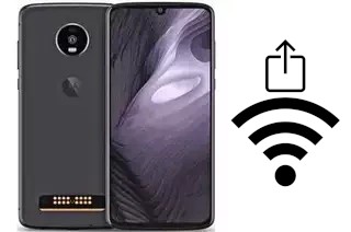 Come generare un codice QR con la password Wi-Fi su un Motorola Moto Z4 Play