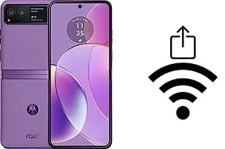 Come generare un codice QR con la password Wi-Fi su un Motorola Razr 40