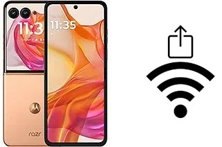 Come generare un codice QR con la password Wi-Fi su un Motorola Razr 50 Ultra