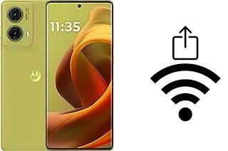 Come generare un codice QR con la password Wi-Fi su un Motorola S50 Neo