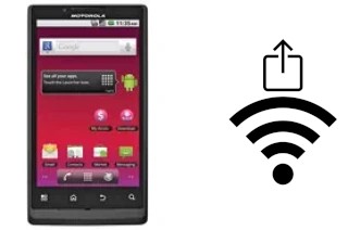 Come generare un codice QR con la password Wi-Fi su un Motorola Triumph