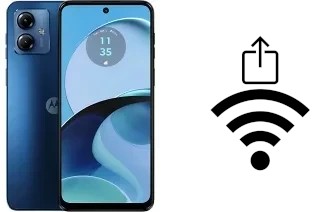 Come generare un codice QR con la password Wi-Fi su un Motorola Moto G14