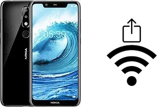 Come generare un codice QR con la password Wi-Fi su un Nokia 5.1 Plus (Nokia X5)