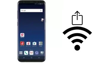 Come generare un codice QR con la password Wi-Fi su un NTT SC-02J