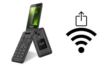 Come generare un codice QR con la password Wi-Fi su un NUU Mobile F4L Flip Phone