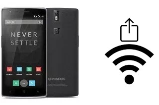 Come generare un codice QR con la password Wi-Fi su un OnePlus One