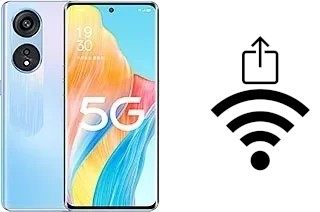 Come generare un codice QR con la password Wi-Fi su un Oppo A1 Pro