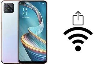 Come generare un codice QR con la password Wi-Fi su un Oppo Reno4 Z 5G