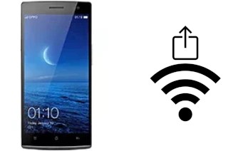 Come generare un codice QR con la password Wi-Fi su un Oppo Find 7a