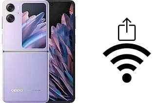 Come generare un codice QR con la password Wi-Fi su un Oppo Find N2 Flip