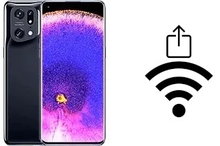 Come generare un codice QR con la password Wi-Fi su un Oppo Find X5 Pro