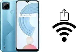 Come generare un codice QR con la password Wi-Fi su un Realme C21Y