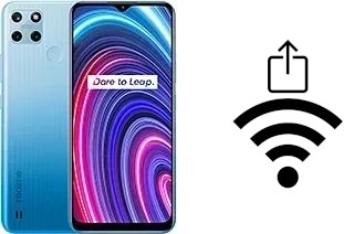 Come generare un codice QR con la password Wi-Fi su un Realme C25Y