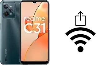 Come generare un codice QR con la password Wi-Fi su un Realme C31