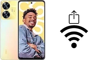 Come generare un codice QR con la password Wi-Fi su un Realme C55