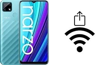 Come generare un codice QR con la password Wi-Fi su un Realme Narzo 30A