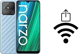 Come generare un codice QR con la password Wi-Fi su un Realme Narzo 50A