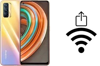 Come generare un codice QR con la password Wi-Fi su un Realme X7 (India)