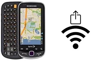 Come generare un codice QR con la password Wi-Fi su un Samsung Intercept