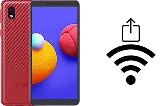 Come generare un codice QR con la password Wi-Fi su un Samsung Galaxy M01 Core